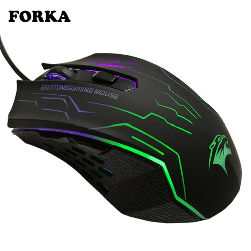 FORKA Silent Click Gaming Mouse